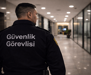 Group34 özel güvenlik görevlisi - arkadan görünüm, İstanbul güvenlik hizmeti